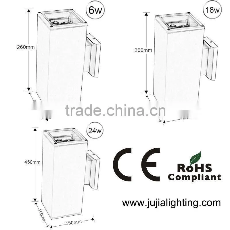 2016 Newest Baby Care 5w 9w 12w Led Wall Light Led Light Wall Lamp with 3 warranty