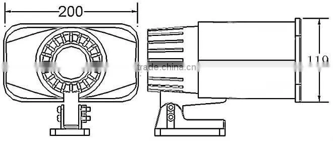 Best price,DC 12V,dual tone siren with CE & ROHS