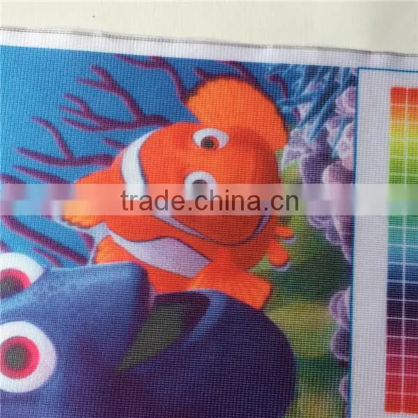 popular light box glossy polyester fabric dye sublimation