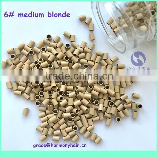 WHOLESALE STOCK straight copper micro ring 3.0x2.4x4mm non flared copper micro links 7 colors in stock