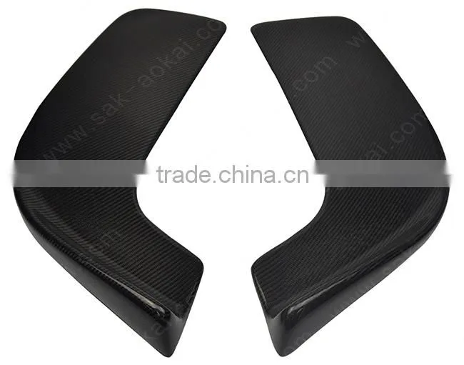 Front bumper splitter flap carbon fiber fit to all cars