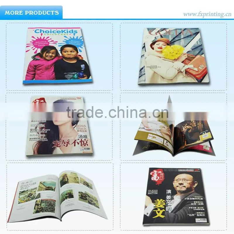 soft cover book printing high quality paperboard customized book printing