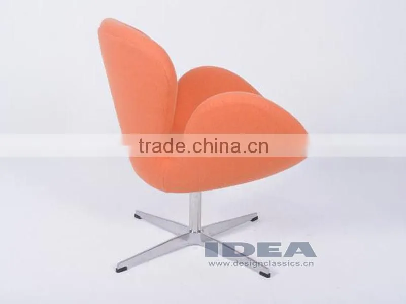 Replica Arne Jocabsen Swan Chair - Orange Fabric