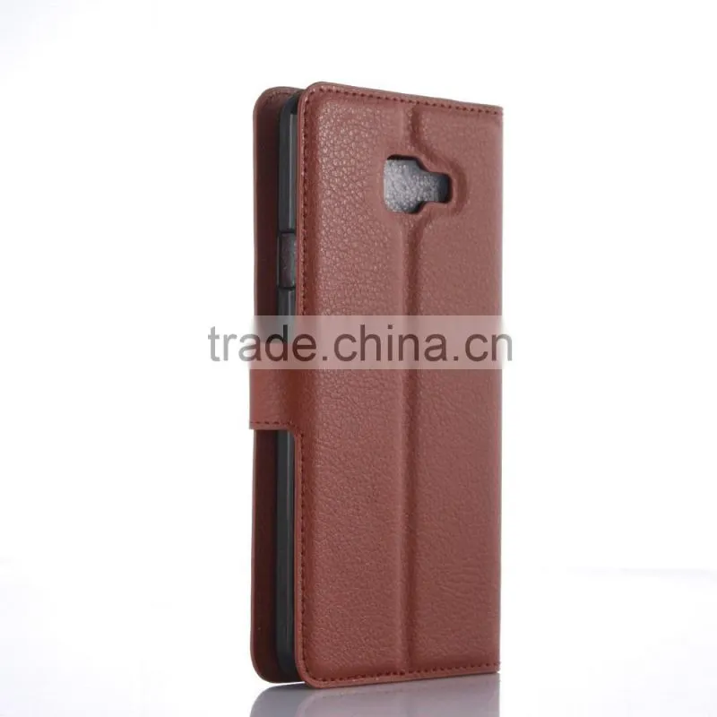 Litchi Wallet Pu Leather Case Mobile Phone Leather Case For Sumsung Galaxy A510