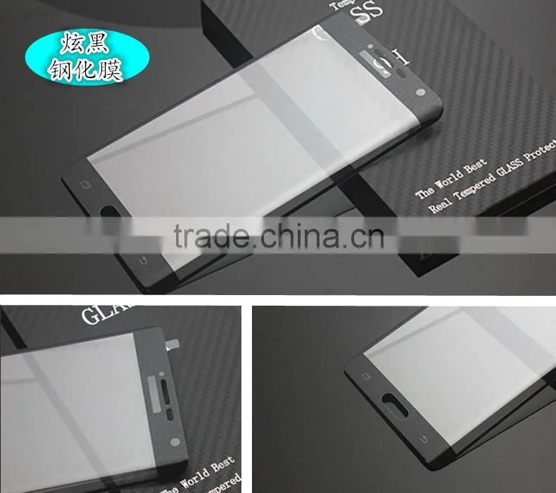 High Quality 3D Hot Curved Tempered Glass Screen Protector For Samsung Galaxy Note Edge