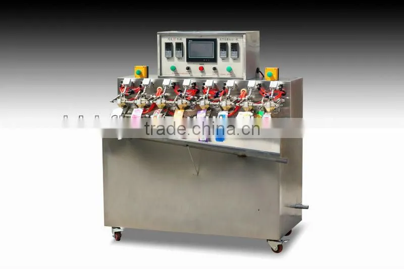 English screen Egg Tofu filling sealing packaging machine factory