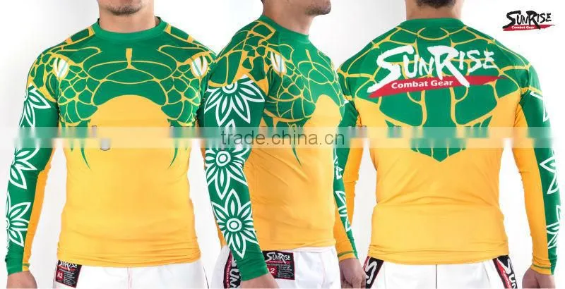 Sublimation Heat Transfer custom printed rash guard