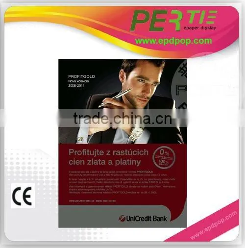 digital signage system pop display rack epd screen epop e paper display circular display promotional cards