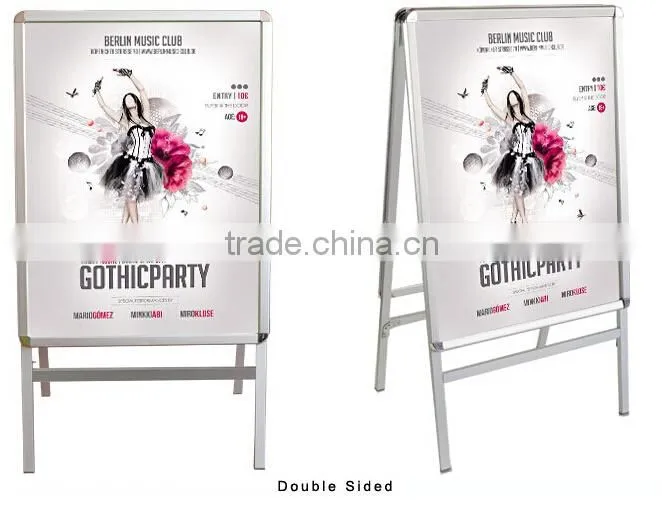 60*80cm Single Sided Aluminum A frame Sign Board picture frame