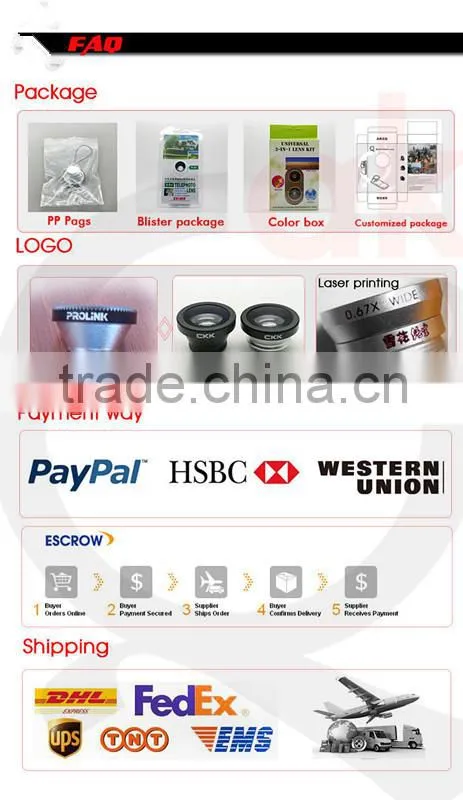Camera Lens Universal 180 Degree Fisheye Wide Angle Lens For Mobile Phone Camera
