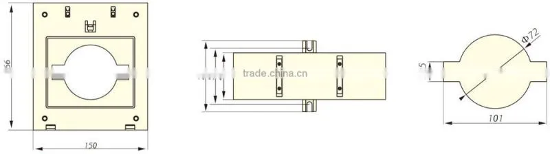 Dixsen brand DS100 single-phase pole mounted transformer