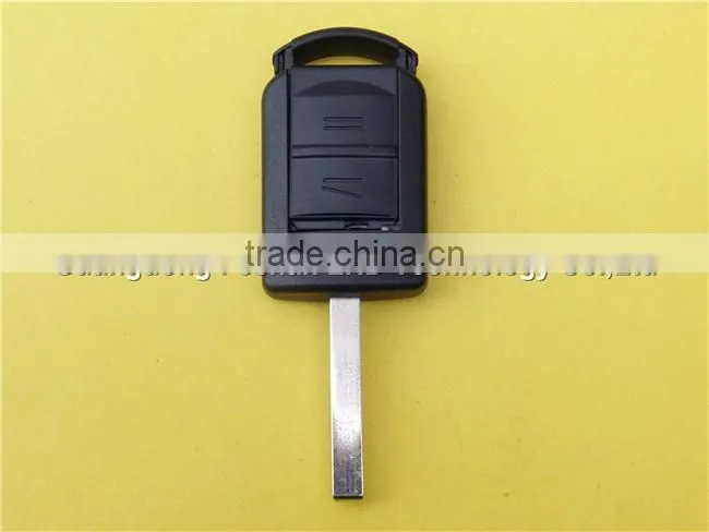 Good price 2 button remote key fob shell with Hu100 blade For Vauxhallor Opel Corsa Agila Meriva Combo
