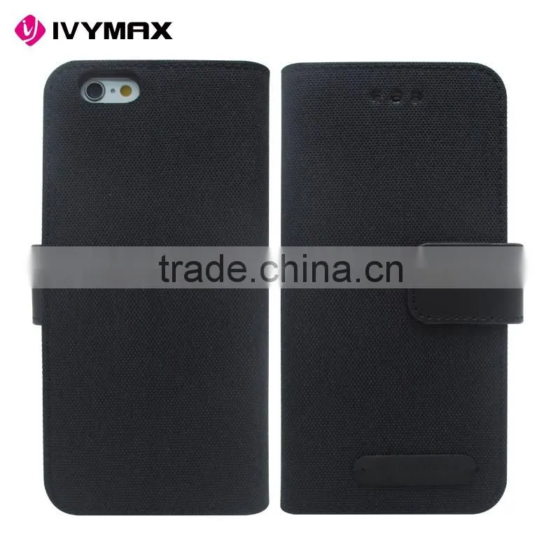 Brand mercury goospery leather flip mobile phone case for iphone 6 with tempered glass screen protector