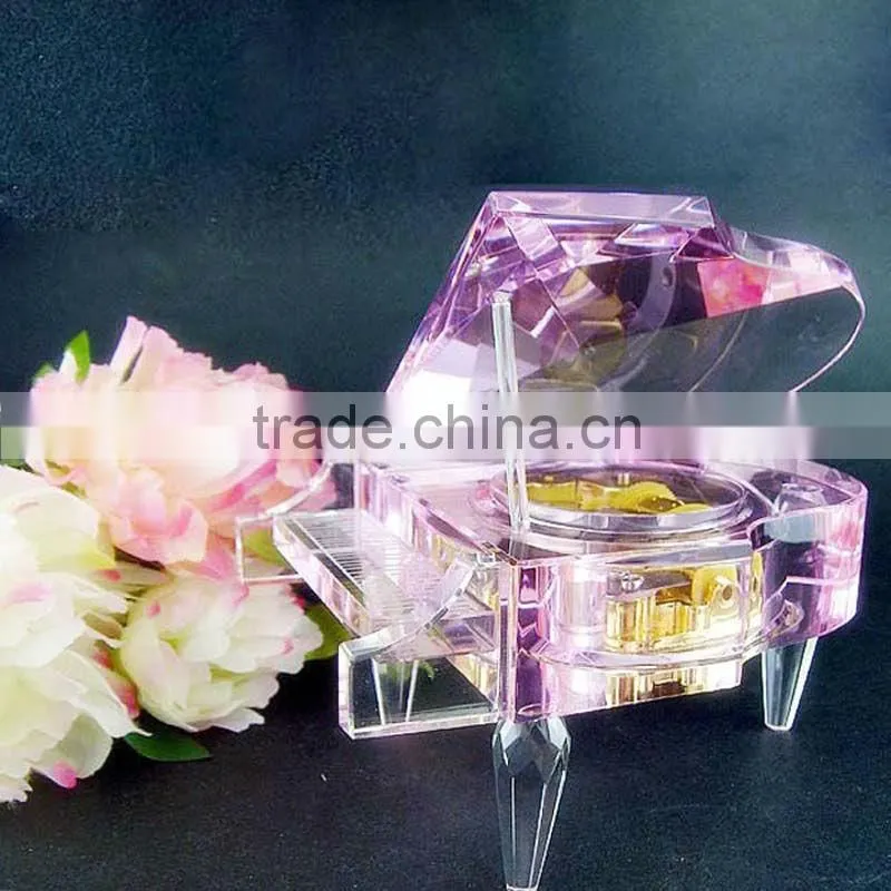Crystal Piano Music Box,Piano Crafts Gifts,Best Christmas Gifts