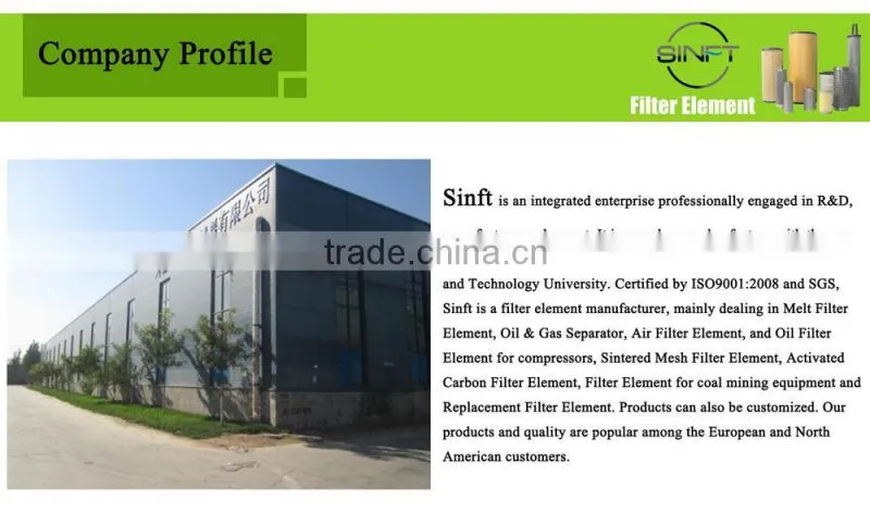High efficient hepa air filter cartridge for replace air filter