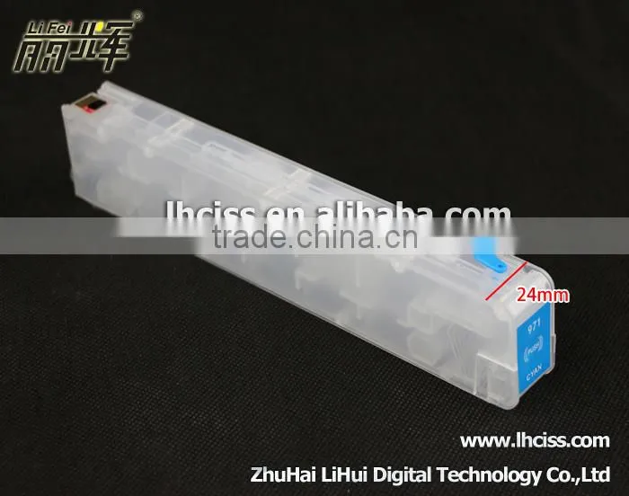 Lifei Permanent auto reset chip for hp 980 show ink level for HP Pro x555dn x585dn