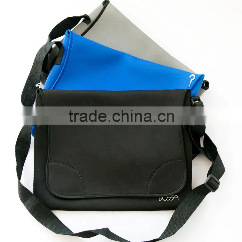 Blue Neoprene Tablet Cover With Hander And Shoulder