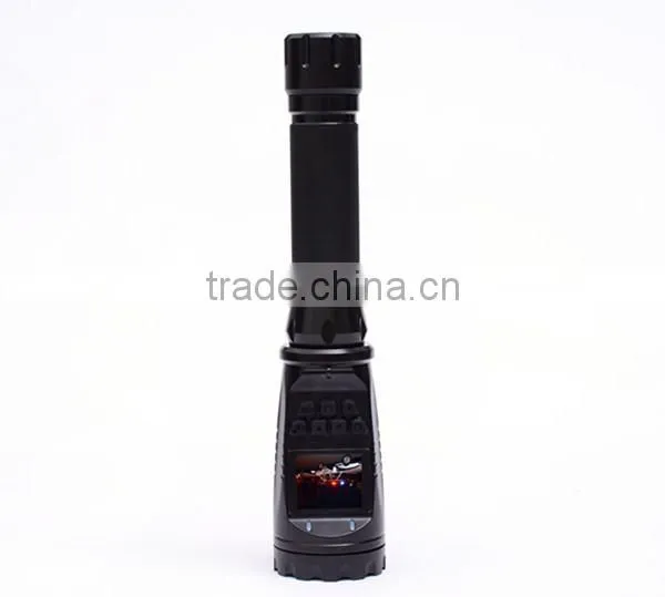 Mini police flashlight IP67 rechargeable LED flashlight