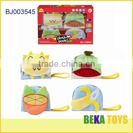 baby toy new products/ novel animal soft cloth book child book