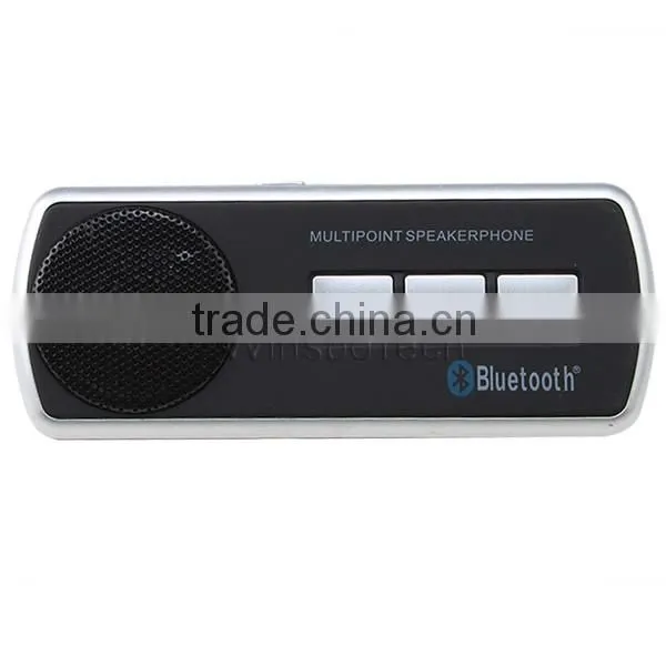 Hot Sales cheap Handsfree Bluetooth Car Kit Hands Free Bluetooth Speaker fixed on Sun Visor Clip Car Electronics Speakerphone