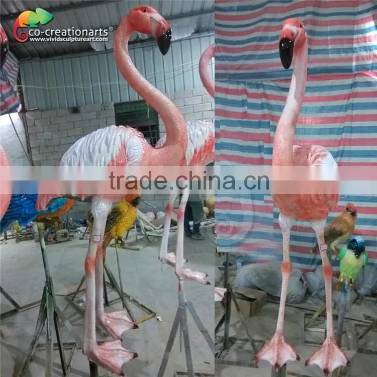 Life size fiberglass bird statue