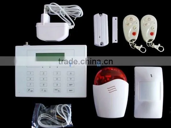 868mhz PSTN GSM wireless digital video alarm system
