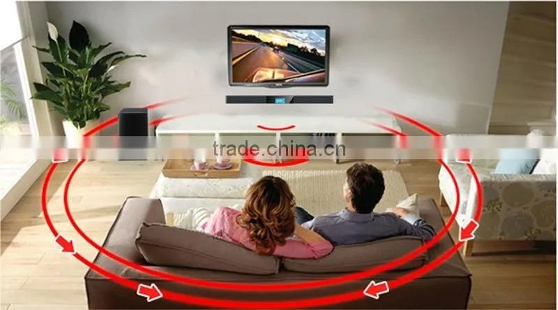 2.1 SURROUND SOUNDBAR WITH WIRELESS SUBWOOFER , BEST FOR LED/SMART TV / HOME THEATER SYSTEM