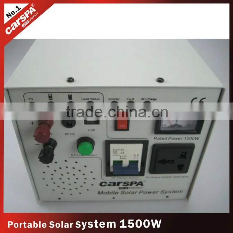 Movable Solar Power System 1KW/1.5KW/2KW for home
