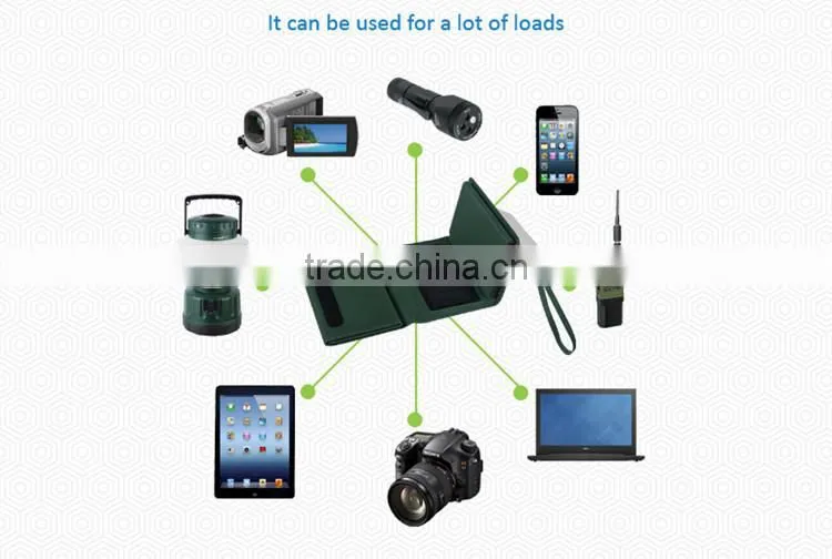 High Efficiency 8000mAh Mobile Solar Charger for Mobile Phone