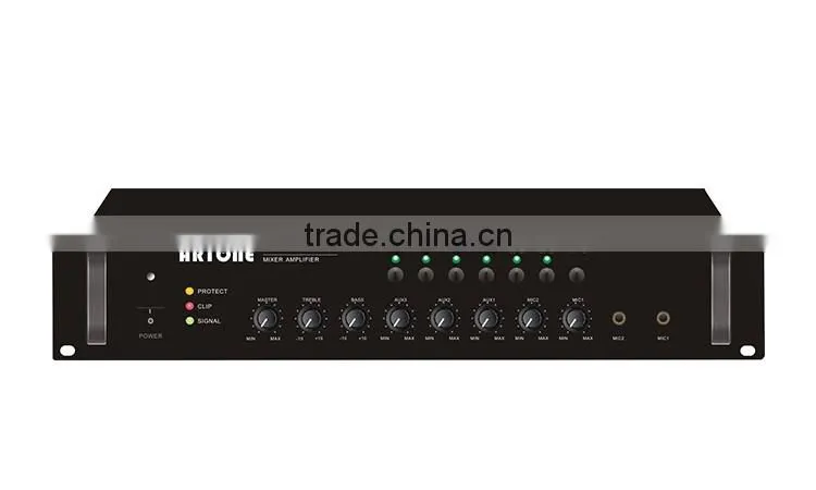 High quality 6 zones pa power mixer amplifier for public address system PMA-E6060 Seires