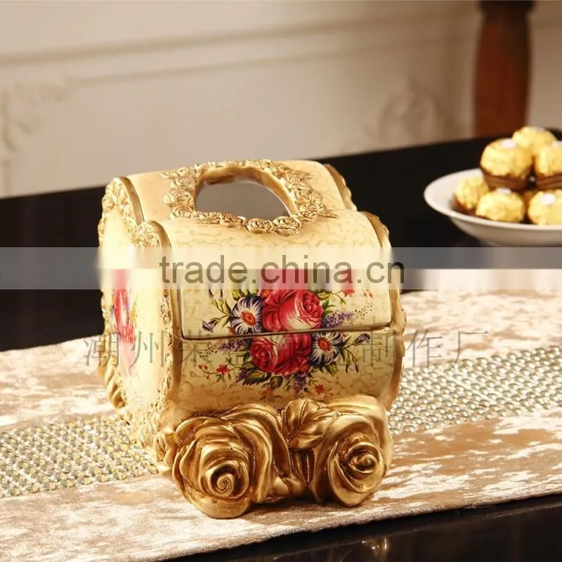 Elegant Ceramic Napkin Holder Heart Shape