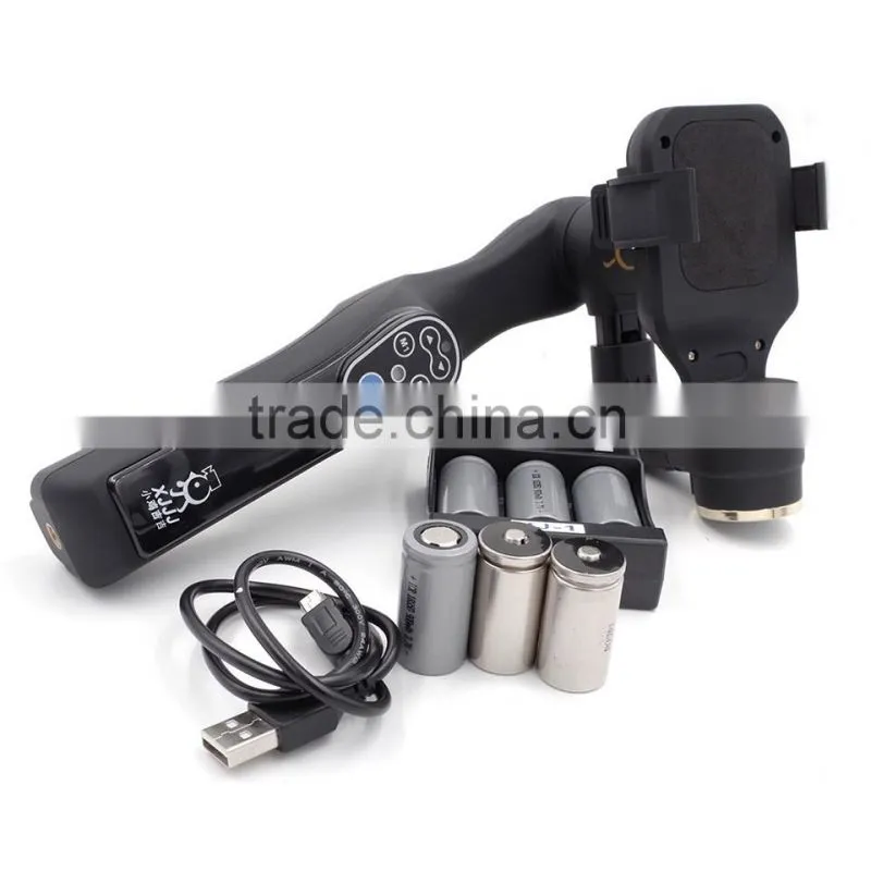 Multi-function 2 Axis Handheld Steady Gimbal PTZ Camera Mount for all Smart Phones within 5" Screen