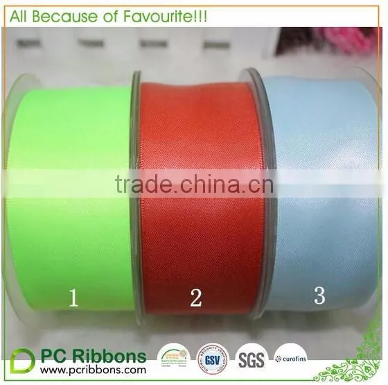 2 inch soild double sides satin ribbons