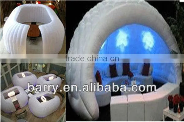 Inflatable dome lighting tent let the family happy together