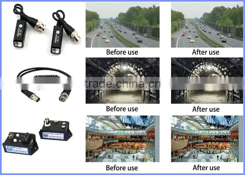 Hot Sale Video Balun for CCTV System Surge Protection ESD Anti-jammingYJS-213AVP