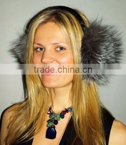 2016 hot selling real mink fur earmuff