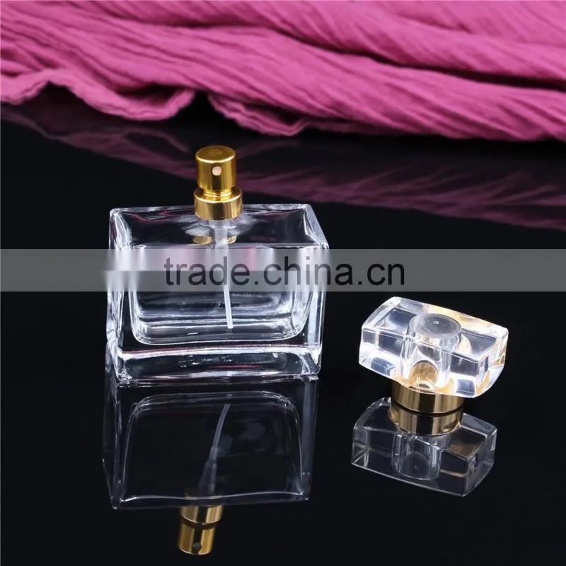 2016 new products wholesale 50ml glass spray bottle perfume bottles