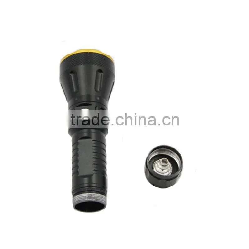 POPPAS F38 10W T6 LED 18650 Battery Bright Most Powerful Aluminium Rechargeable LED Flashlight Torch
