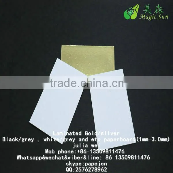 Black paper with grey back Laminated Board black paper cardboard/core board paper/core black cardboard paper