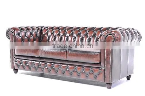 Chesterfield Showroom Brighton Vintage Brown sofa