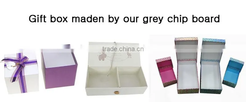 2mm grey chip board double grey board paper