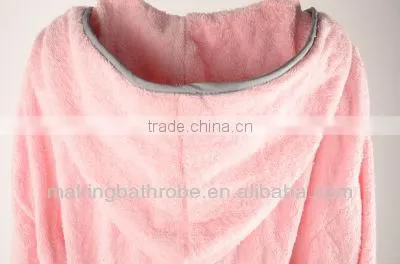 Long sleeve soft women bathrobe