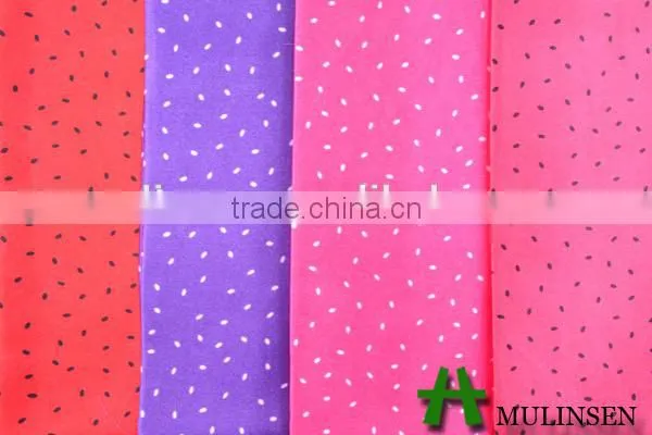 Mulinsen textile fabric manufacturer with twist 100%polyester light weight satin fabric