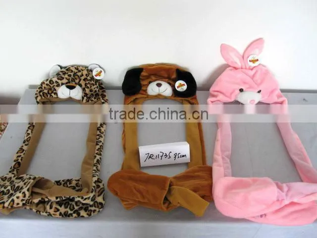 Plush animal shape hat
