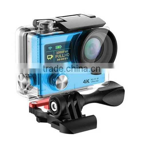 Be unique!! Dual Screen 4K Action camera 1080p 60 fps SJ8000 Wifi Sport DV Wireless Action Camcorders With Waterproof 30M