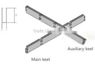 fashionable open metal grid aluminum suspended ceiling