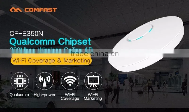 Wireless Celling access point AP 802.11b/g/n Wireless AP indoor AP router 300mbps wifi cpe COMFAST CF-E350N