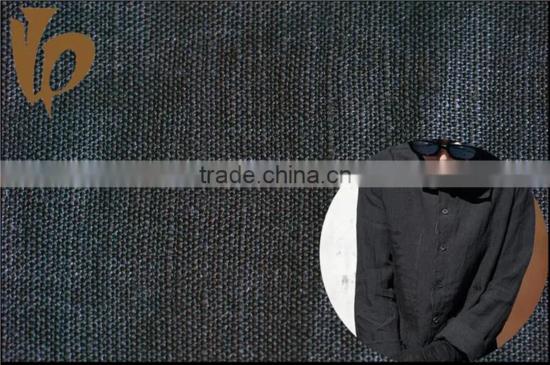 factory directly sale 49% ramie and 51% linen woven fabric plain dyeing fabric ready for shirt and home textile