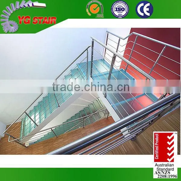 High Quality Anti Slip Glass Upper Floor For Stair