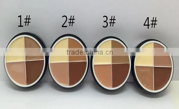 Wholesale Best Professional 4 colors foundation Makeup Concealer For Oily Skin